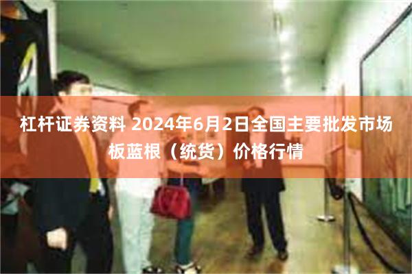 杠杆证券资料 2024年6月2日全国主要批发市场板蓝根（统货）价格行情