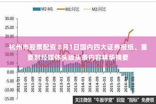 杭州市股票配资 8月1日国内四大证券报纸、重要财经媒体头版头条内容精华摘要